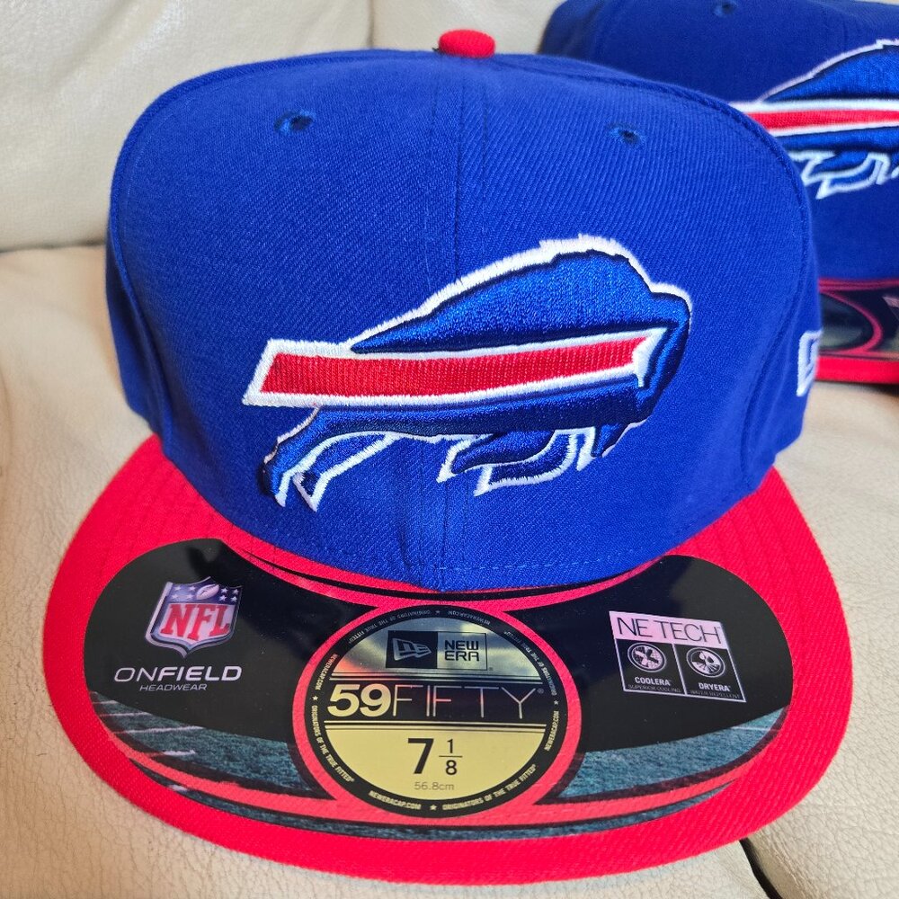 NFL NY Buffalo Bills 59FIFTY Fitted Cap Hat Embroidered Logo New Era